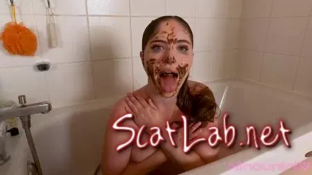 I pissing 3 times and scat in my panty before eat my shit and fist my ass! (Defecation) Solo, Shit [FullHD 1080p] Pooping